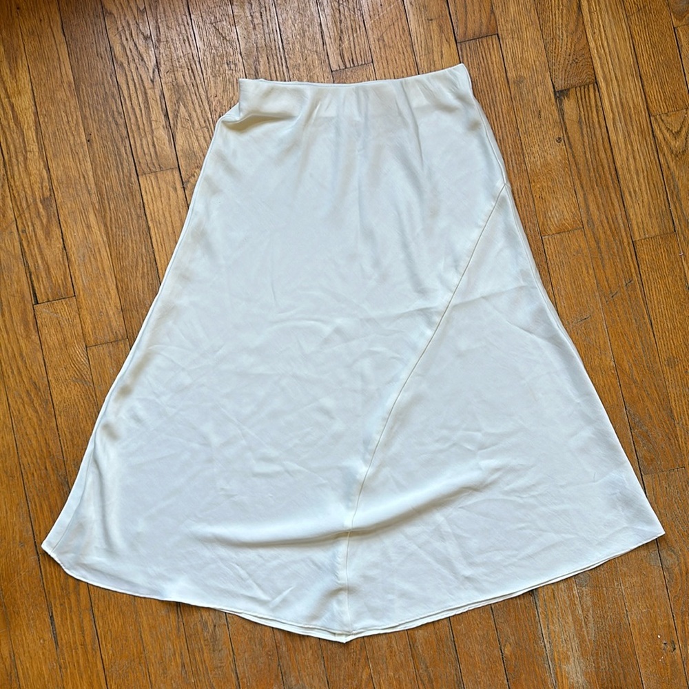 A New Day- A line satin skirt.